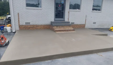 concrete installation