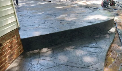stamped concrete